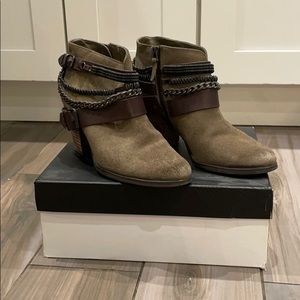Trouve olive green booties